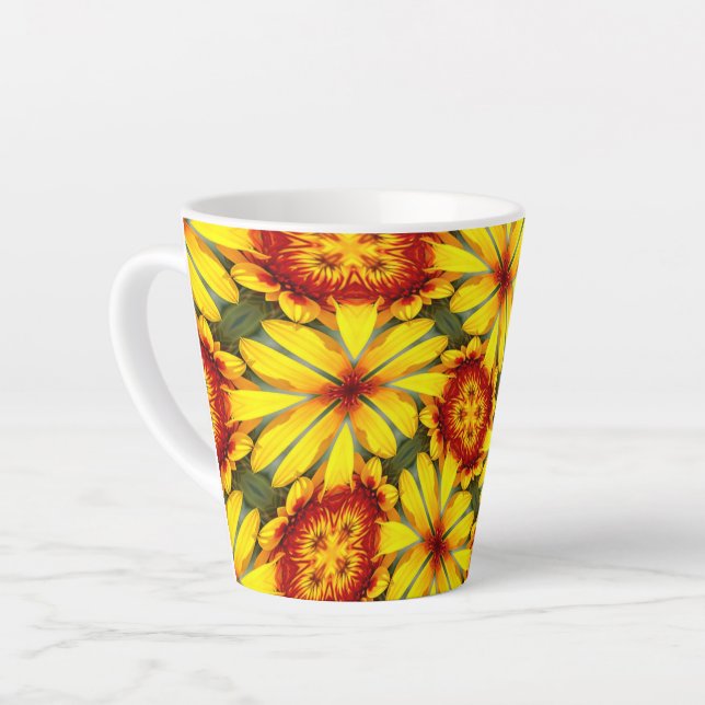 Muster der goldenen Blume Milchtasse (Linke Ecke)