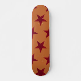 Muster der goldenen Sterne 12 Skateboard