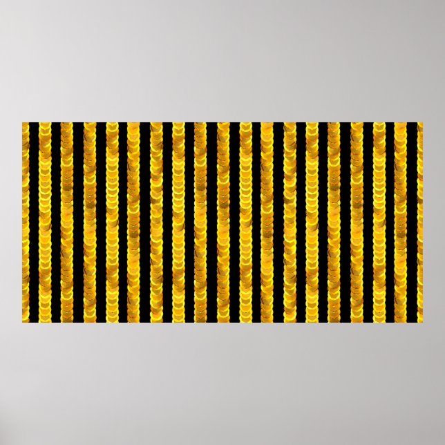 Muster der Goldsequenzierung Poster (Vorne)