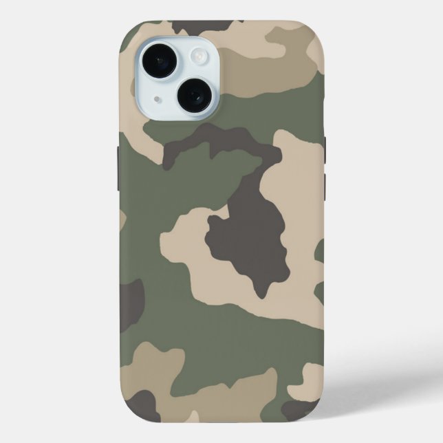 Muster der grünen Camouflage Case-Mate iPhone Hülle (Rückseite)