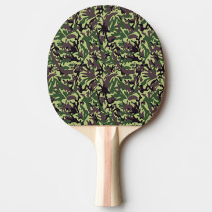 Muster der grünen Camouflage Tischtennis Schläger