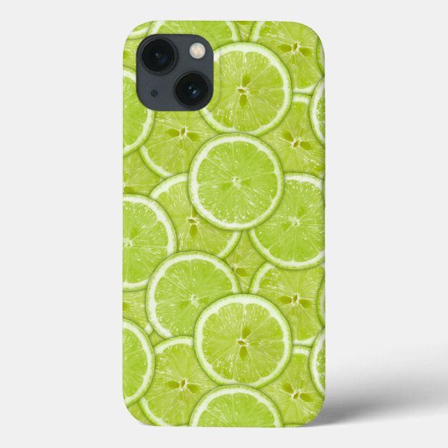 Muster der grünen Limonen Scheiben Case-Mate iPhone Hülle (Rückseite)