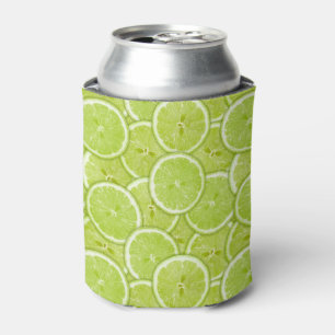 Muster der grünen Limonen Scheiben Dosenkühler