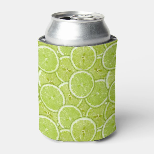 Muster der grünen Limonen Scheiben Dosenkühler (Kanne Vorderseite)