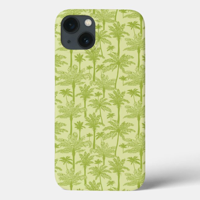 Muster der grünen Palmen Case-Mate iPhone Hülle (Rückseite)