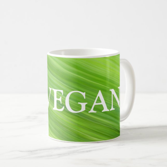 Muster der grünen Streifen Kaffeetasse (VorderseiteRechts)