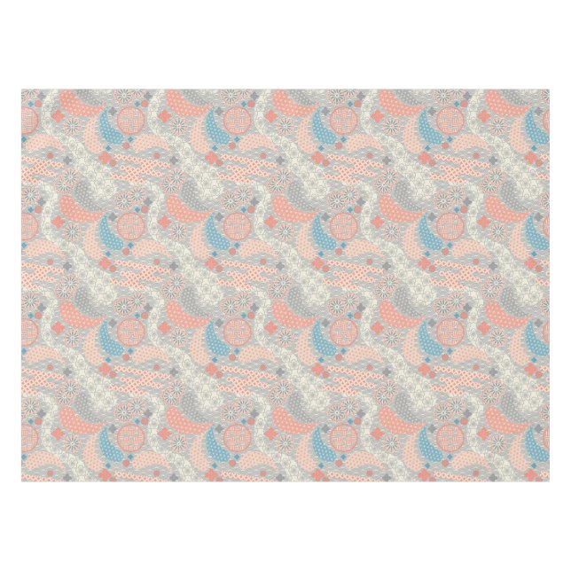 Muster der japanischen Art. Illustration Tischdecke (Vorderseite (Horizontal))
