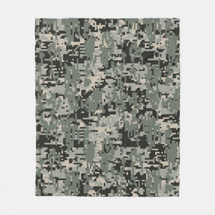 Muster der klassischen militärischen digitalen Cam Fleecedecke