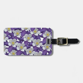 Muster der kolumbianischen Blume Gepäckanhänger