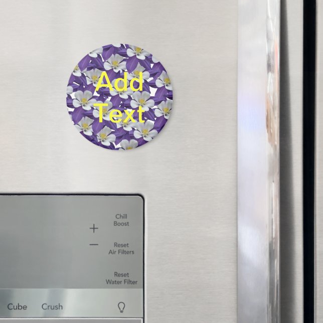 Muster der kolumbianischen Blume Magnet (In Situ (Kühlschrank))