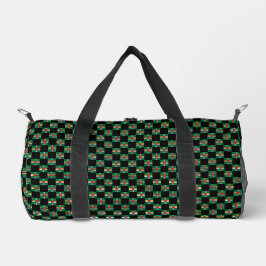Muster der kontrollierten Dominica-Flagge Duffle Bag