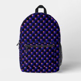 Muster der kontrollierten Flagge Australiens Bedruckter Rucksack