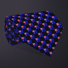 Muster der kontrollierten Flagge Australiens Krawatte