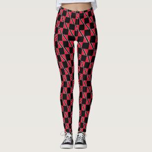 Muster der kontrollierten Flagge von Trinidad und Leggings
