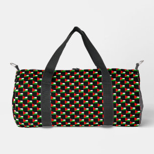 Muster der kontrollierten palästinensischen Flagge Duffle Bag