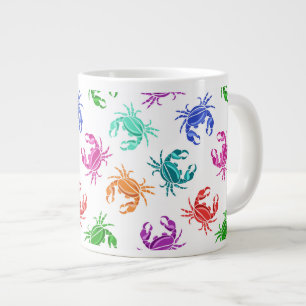 Muster der Krabben Jumbo-Tasse