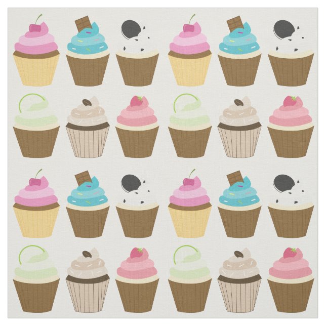 Muster der Kupcakes Stoff (Muster)