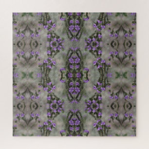 Muster der lila Wildblume