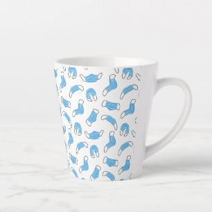 Muster der medizinischen Maske Milchtasse