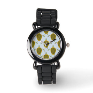 Muster der Meeresschildkröten Armbanduhr