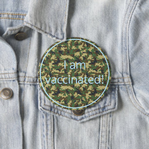 Muster der militärischen Camouflage I Button