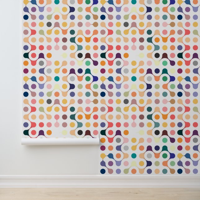 Muster der molekularen Struktur Tapete (Anwendung)