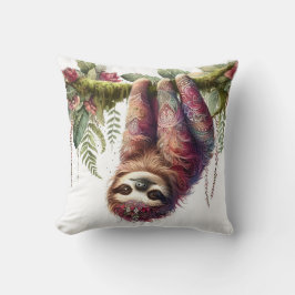 Muster der Natur - Jungle Sloth Kissen