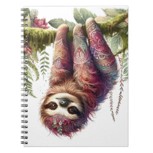 Muster der Natur - Jungle Sloth Notizblock