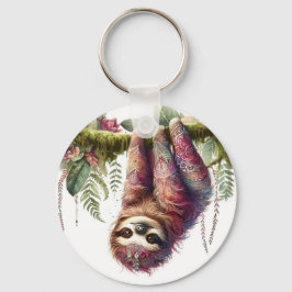 Muster der Natur - Jungle Sloth Schlüsselanhänger