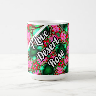 Muster der niedlichen Wüste-Rose Kaffeetasse