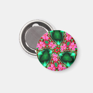 Muster der niedlichen Wüste-Rose Magnet