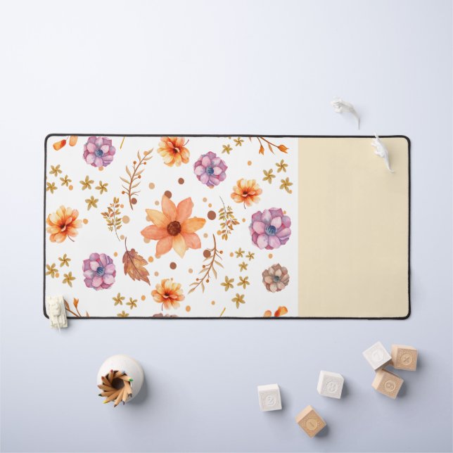 Muster der Pflanze im Herbst Schreibtischunterlage (Kindertisch)