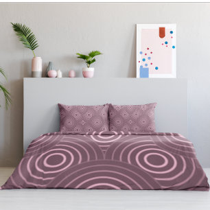Muster der rosa geometrischen Kreise Kissenbezug