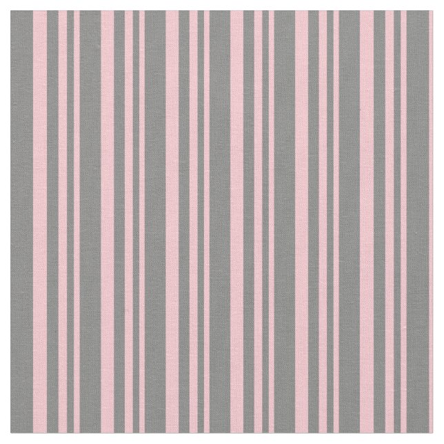 Muster der rosa und grauen Linien Stoff (Nahaufnahme)
