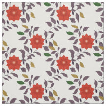 Muster der roten Blume | Chinoiserie Style