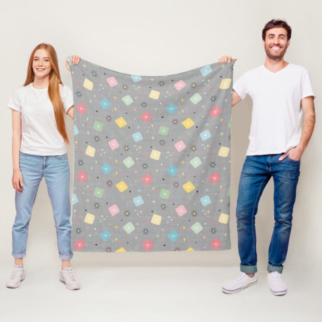Muster der rückwärts gerichteten Atomsprengköpfe Fleecedecke (Beispiel)