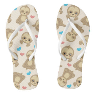 Muster der Schluchten, Niedliche Schluchten, Herze Flip Flops