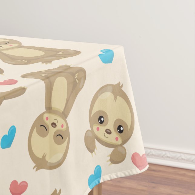 Muster der Schluchten, Niedliche Schluchten, Herze Tischdecke (Beispiel)