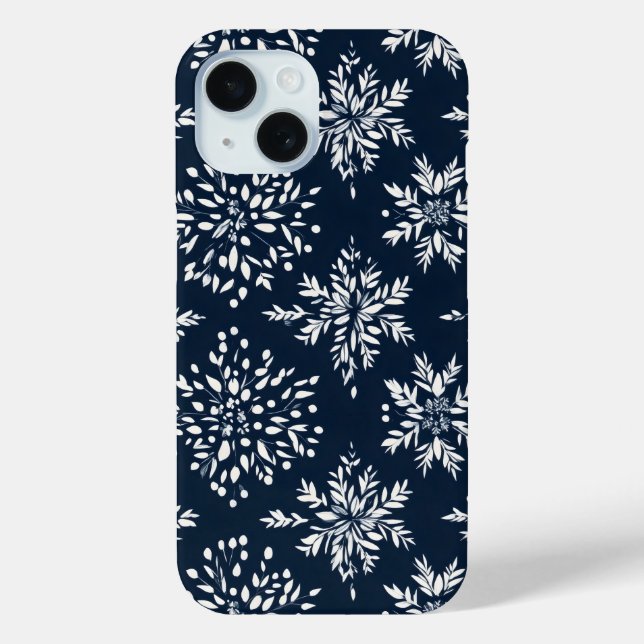 Muster der Schneeflocken Case-Mate iPhone Hülle (Rückseite)