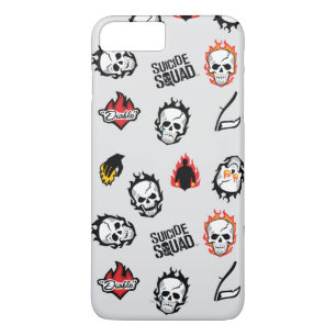 Muster der Selbstmord-Gruppen-  Diablo Emoji iPhone 8 Plus/7 Plus Hülle