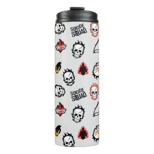 Muster der Selbstmord-Gruppen-  Diablo Emoji Thermosbecher