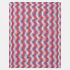 Muster der slowakischen Flagge Fleecedecke