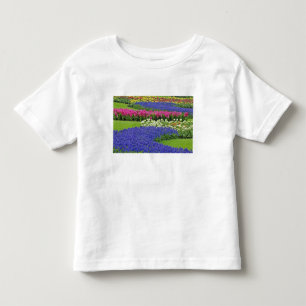 Muster der Traubenhyazinthe, Tulpen und 3 Kleinkind T-shirt