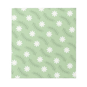 Muster der tropischen Blume der Vintagen Ebene Notizblock