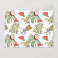 Muster der tropischen Früchte