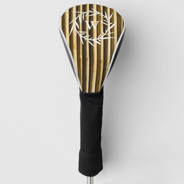 Muster der vertikalen Linien der Rustikalen Bambus Golf Headcover (Vorderseite)
