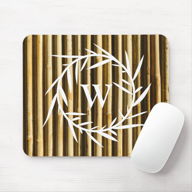 Muster der vertikalen Linien der Rustikalen Bambus Mousepad (Mit Mouse)