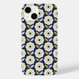 Muster der Vintagen geometrischen Blume Case-Mate iPhone 14 Hülle