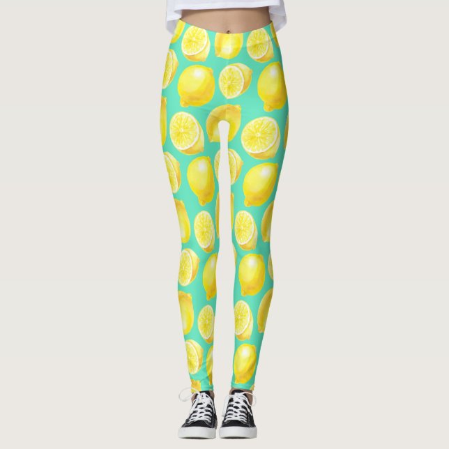 Muster der Wasserfarben Leggings (Vorderseite)