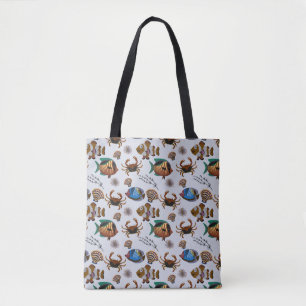 Muster der Wassertiere Meeresunterwasser 14 Tasche